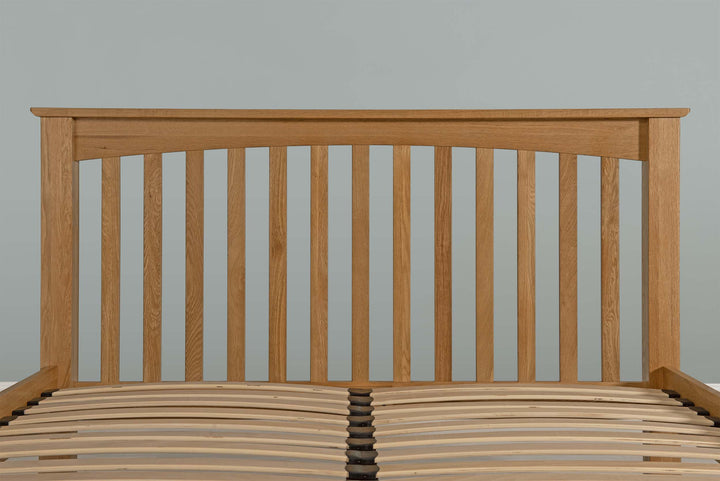 Boston Solid Natural Oak Bed Frame - 4ft Small Double - The Oak Bed Store