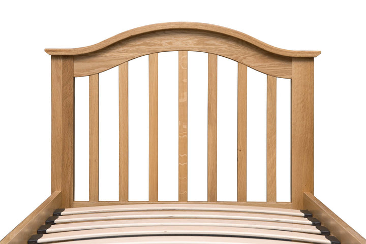 Chelsea Solid Natural Oak Bed - 2ft6 Small Single - B Grade - The Oak Bed Store