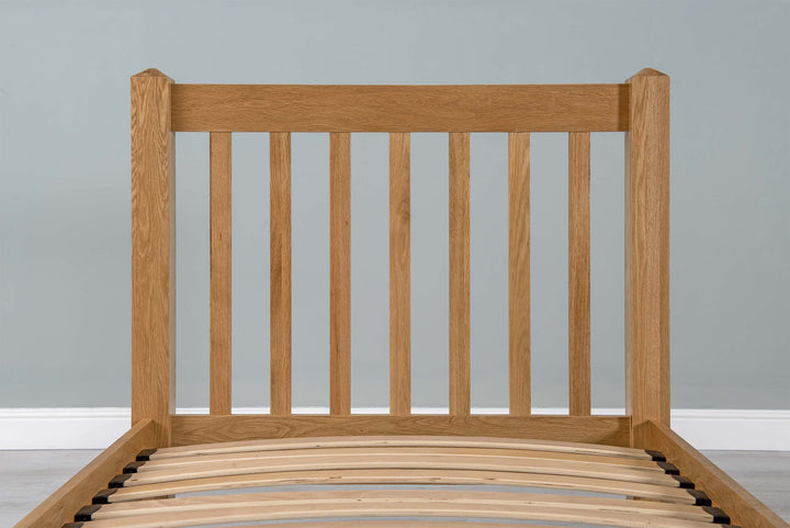 Emporia Solid Natural Oak Bed Frame - 3ft Single - The Oak Bed Store
