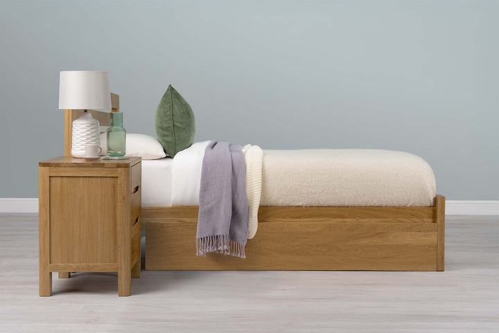 Goodwood Solid Natural Oak Bed Frame - 5ft King Size - The Oak Bed Store