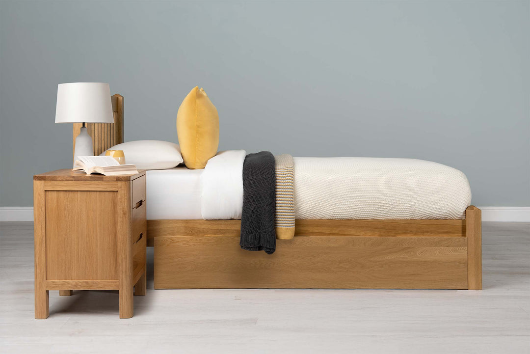 Large Natural Oak Under Bed Drawer - The Oak Bed Store