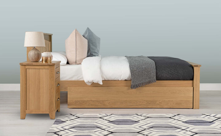 Large Natural Oak Under Bed Drawer - The Oak Bed Store