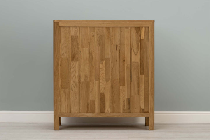 Natural Oak 4 Drawer Chest of Drawers - Style 1 - The Oak Bed Store