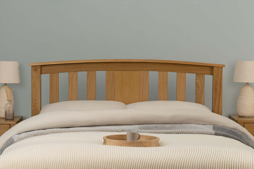 Royal Ascot Solid Natural Oak Storage Bed Frame - 6ft Super King - The Oak Bed Store