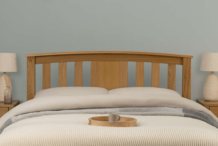 Royal Ascot Solid Natural Oak Storage Bed Frame - 6ft Super King - The Oak Bed Store