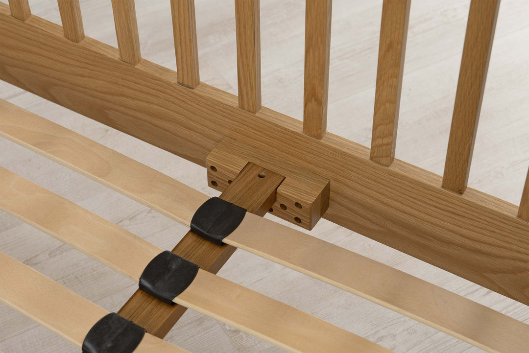 Trafalgar Solid Natural Oak Bed Frame - 4ft Small Double - The Oak Bed Store