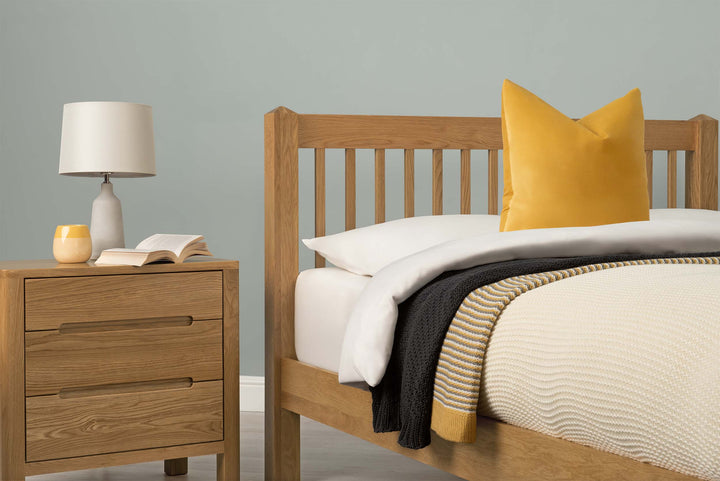Trafalgar Solid Natural Oak Bed Frame - 4ft Small Double - The Oak Bed Store