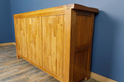 Newbury Rustic Solid Oak Large Sideboard - The Oak Bed Store