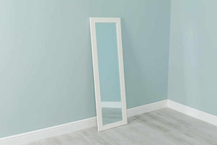 Solid Wood Wall Hung Mirror (42.5cm x 134cm) - The Oak Bed Store