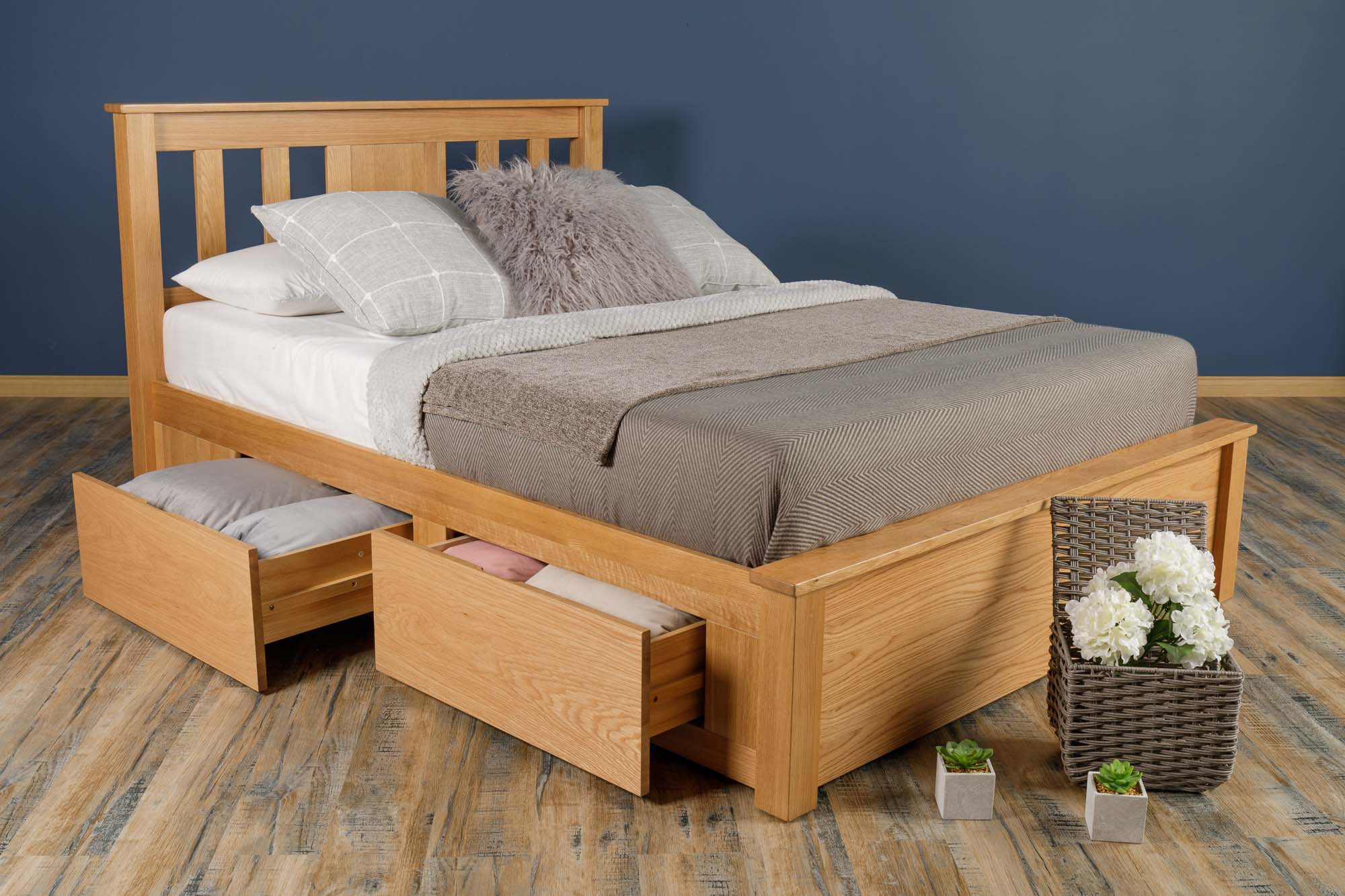 All Storage Beds with Drawers - The Oak Bed Store