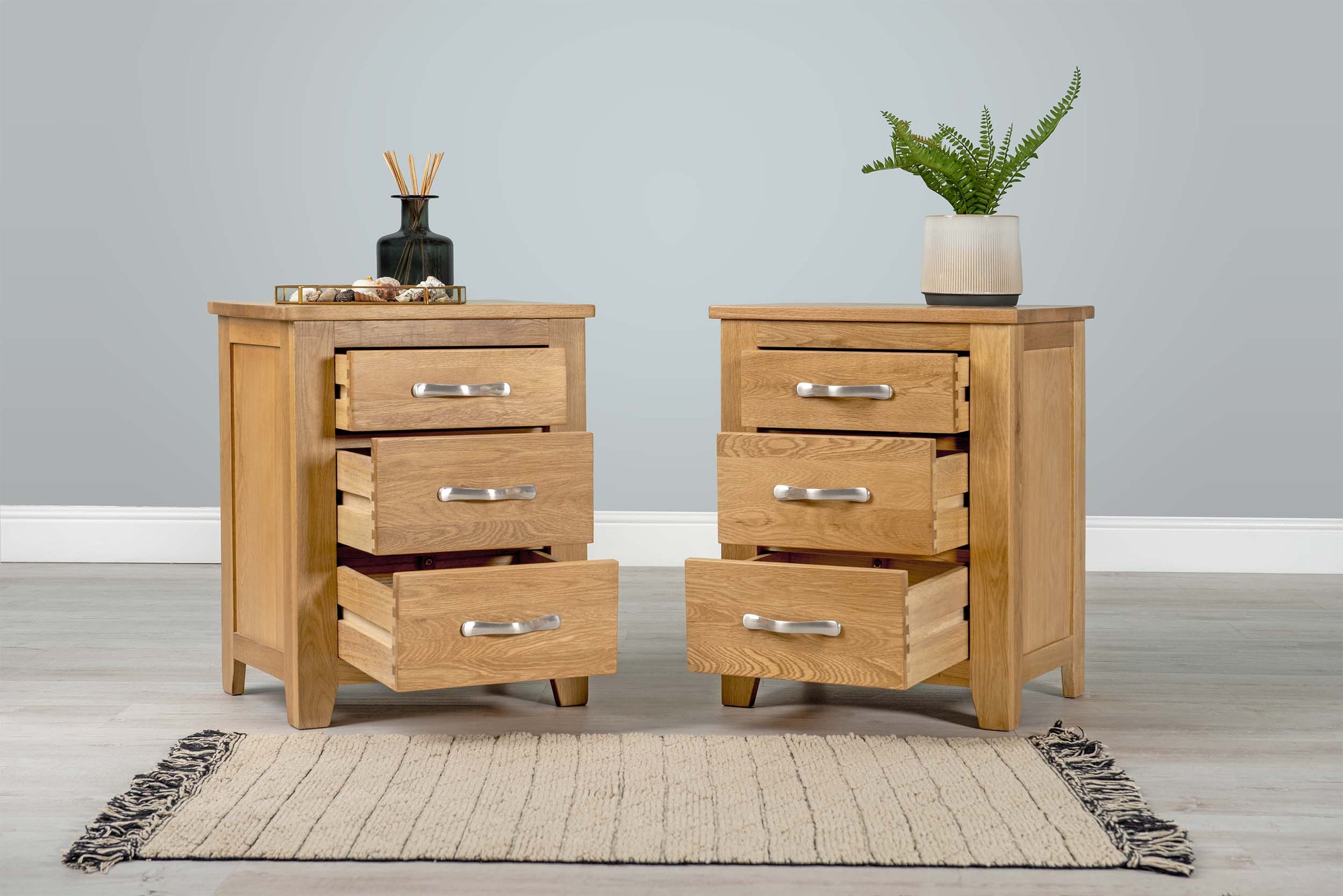 Bedside Tables - The Oak Bed Store