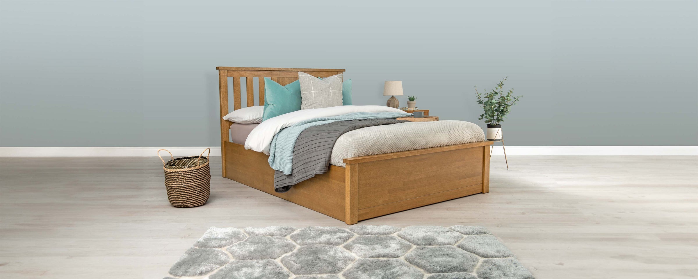 Ottoman Storage Beds - The Oak Bed Store