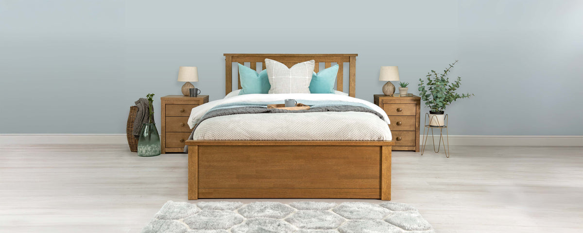 Ottoman Storage Beds - The Oak Bed Store