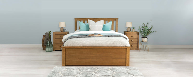 Ottoman Storage Beds - The Oak Bed Store