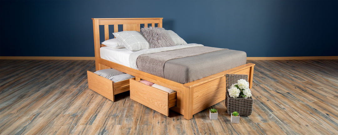 Storage Beds with Drawers - The Oak Bed Store