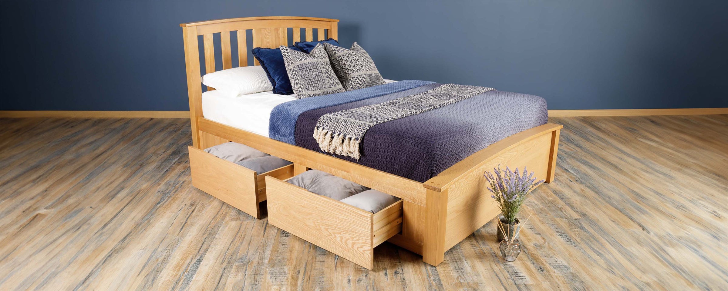 Storage Beds with Drawers - The Oak Bed Store