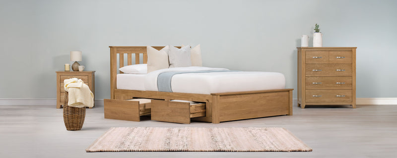 Storage Beds with Drawers - The Oak Bed Store