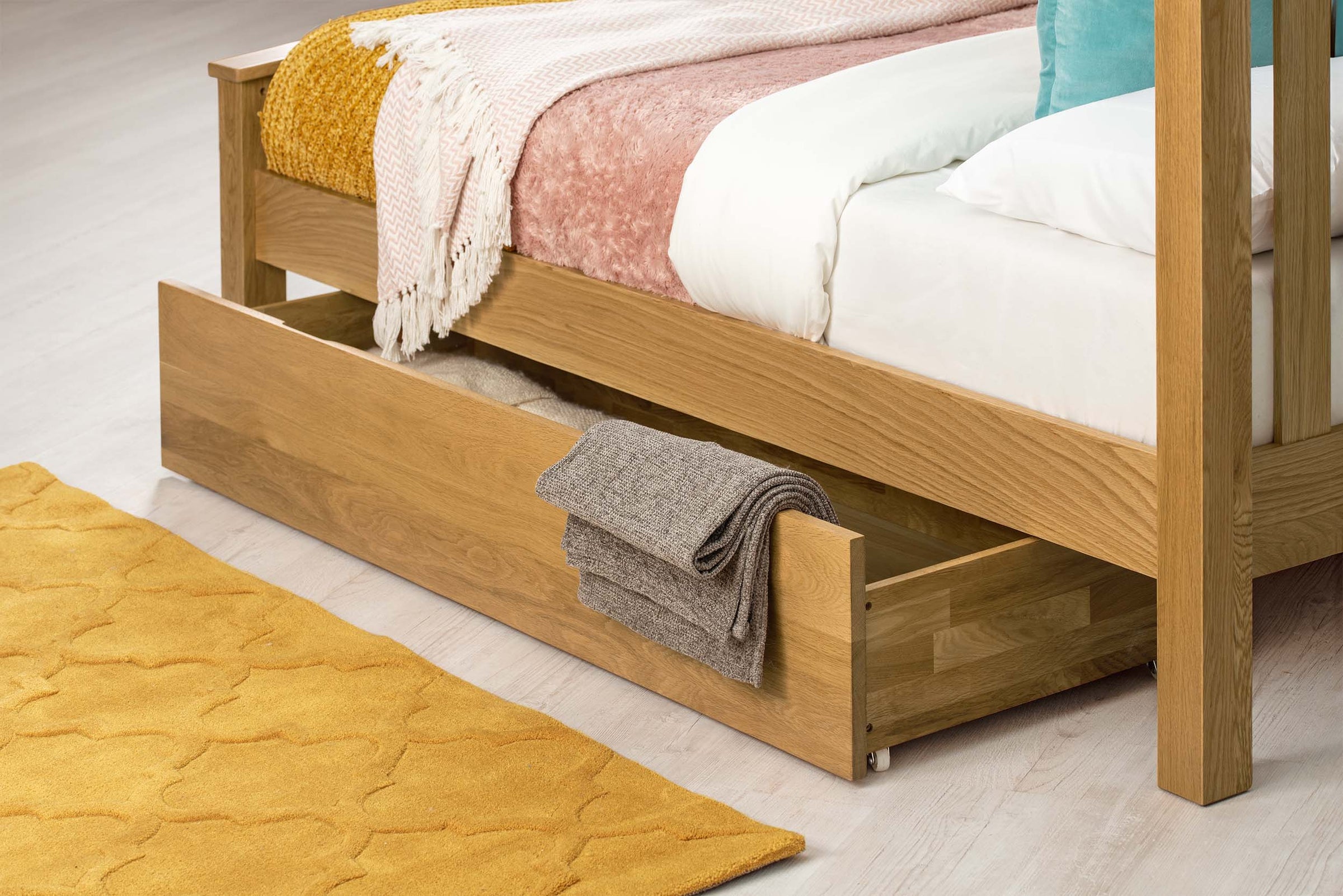 Under Bed Drawers - The Oak Bed Store