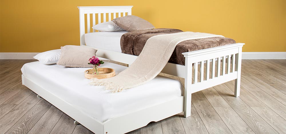 White Painted Guest Beds