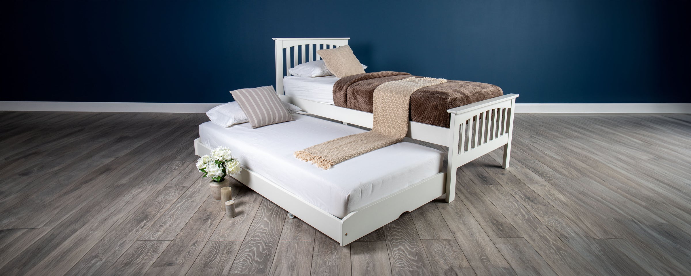 White & Painted Guest Beds - The Oak Bed Store