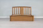 Royal Ascot Solid Natural Oak Storage Bed Frame - 4ft6 Double - The Oak Bed Store