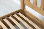Wimbledon Solid Natural Oak Storage Bed Frame - 5ft King Size - The Oak Bed Store