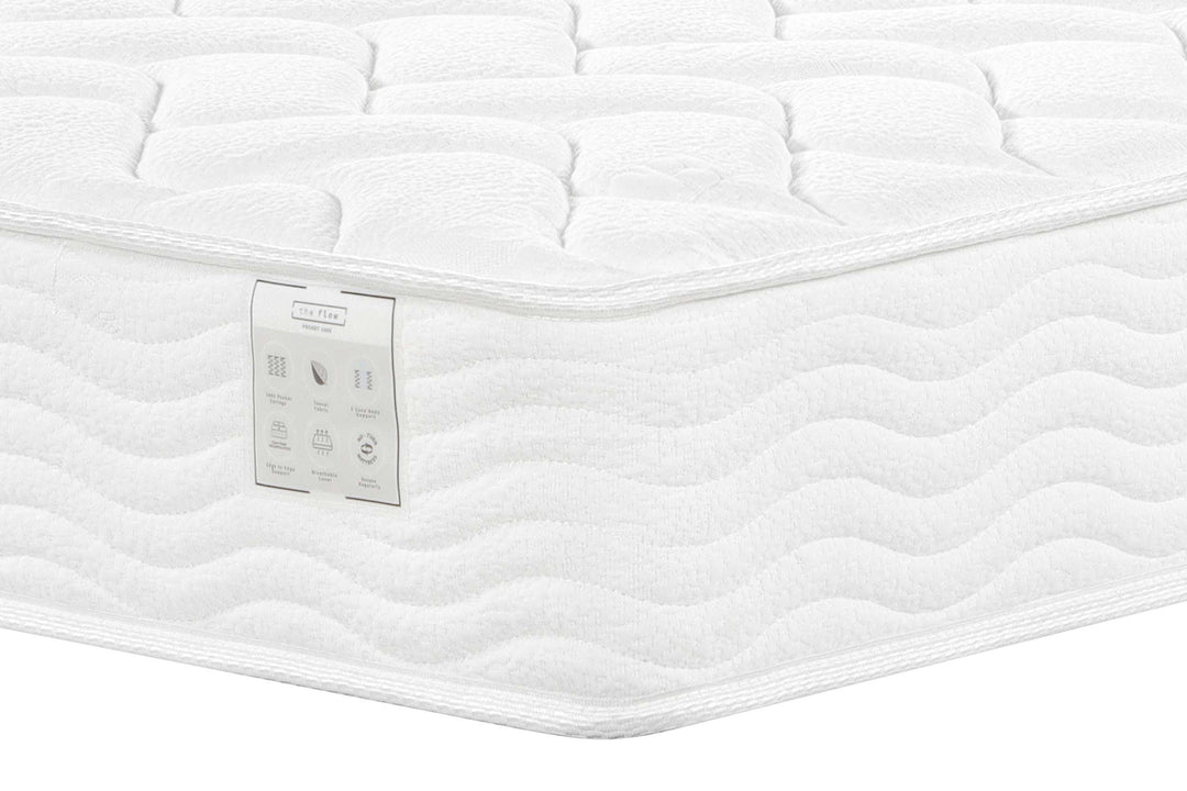 The Flow Pocket 1000 Mattress - 3ft Single