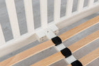 Boston Soft White Solid Wood Bed Frame - Low Foot End - 4ft Small Double - The Oak Bed Store
