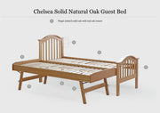 Chelsea Solid Oak Guest Bed - 3ft Single