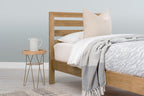 Kensington Solid Natural Oak Bed Frame - 3ft Single