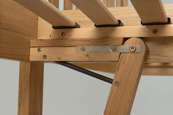 Heywood Solid Natural Oak Guest Bed (Low Foot End) - 3ft Single
