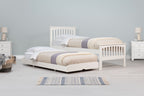 Heywood Soft White Solid Wood Guest Bed - 3ft Single