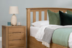 Royal Ascot Solid Natural Oak Ottoman Storage Bed Frame - 6ft Super King - The Oak Bed Store