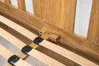 Royal Ascot Solid Natural Oak Storage Bed Frame - 5ft King Size - The Oak Bed Store