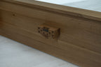 Wilmore Solid Rustic Oak Ottoman Storage Bed Frame - 6ft Super King - The Oak Bed Store