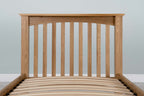 Boston Solid Natural Oak Bed Frame - 3ft Single - The Oak Bed Store
