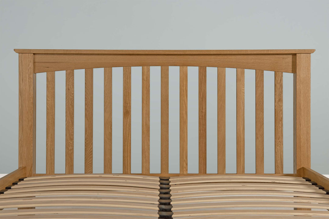 Boston Solid Natural Oak Bed Frame - 5ft King Size - The Oak Bed Store