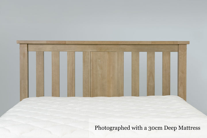 Chester Light Oak Ottoman Storage Bed Frame - 6ft Super King - The Oak Bed Store