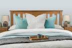 Chester Medium Oak Ottoman Storage Bed Frame - 4ft Small Double - The Oak Bed Store