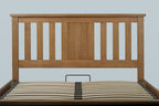 Chester Medium Oak Ottoman Storage Bed Frame - 4ft Small Double - The Oak Bed Store