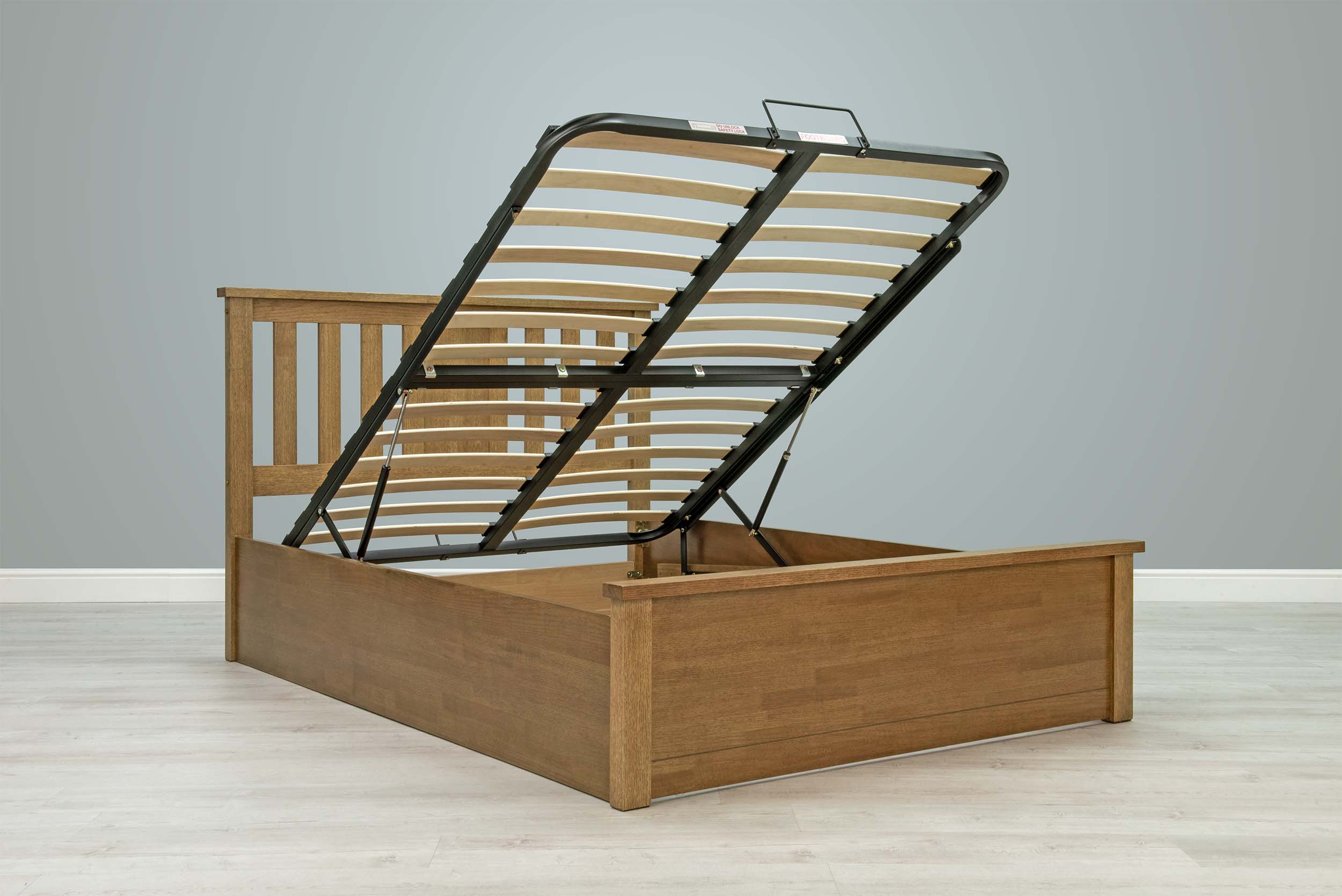 King size ottoman bed wooden hotsell