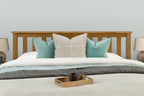 Chester Medium Oak Ottoman Storage Bed Frame - 6ft Super King - The Oak Bed Store