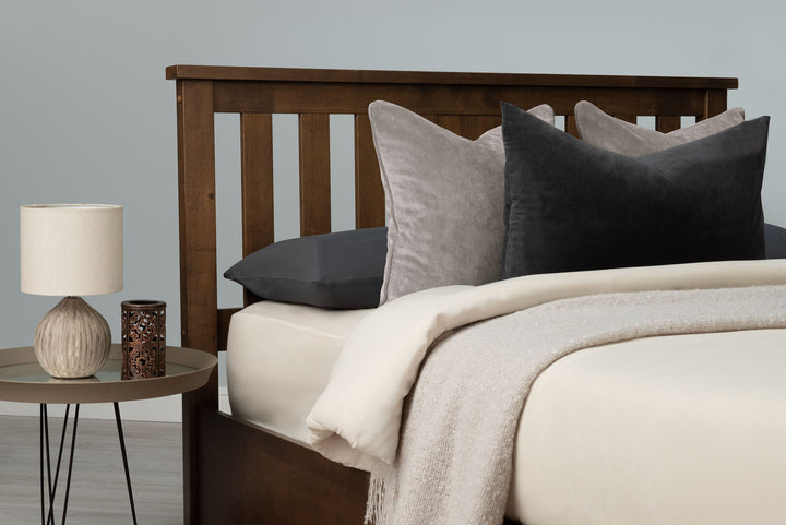 Chester Rustic Ottoman Storage Bed Frame - 5ft King Size - The Oak Bed Store