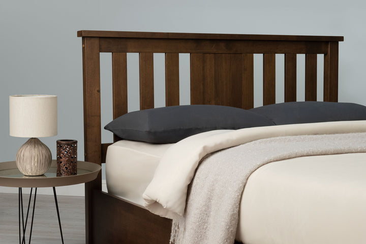 Chester Rustic Ottoman Storage Bed Frame - 5ft King Size - The Oak Bed Store