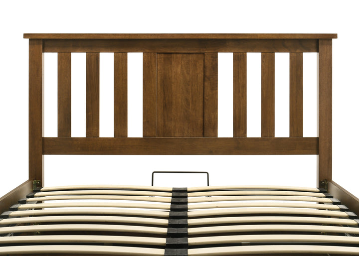 Chester Rustic Ottoman Storage Bed Frame - 6ft Super King - The Oak Bed Store