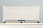 Chilgrove Bright White Ottoman Storage Bed Frame - 5ft King Size - The Oak Bed Store