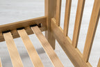 Emporia Solid Natural Oak Bed Frame - 3ft Single - The Oak Bed Store