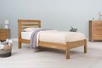 Goodwood Solid Natural Oak Bed Frame - 3ft Single - The Oak Bed Store