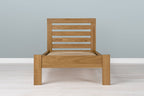 Goodwood Solid Natural Oak Bed Frame - 3ft Single - The Oak Bed Store
