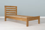 Goodwood Solid Natural Oak Bed Frame - 3ft Single - The Oak Bed Store